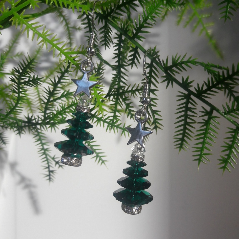 Christmas Tree Earrings